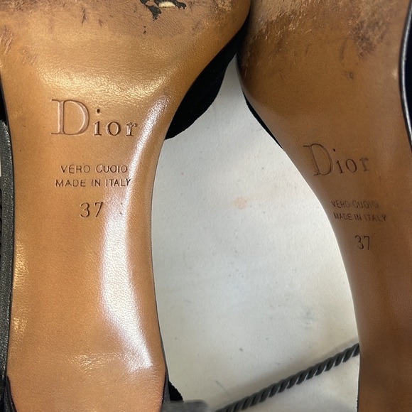 Dior Velvet Evening Pumps Size 37 - Picture 6 of 6